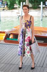 JULIANNE NICHOLSON Arrives at Palazzo del Casino on Lido in Venice 09/08/2022