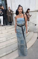 JUSTINE SKYE at Acne Studio Show at Paris Fashion Week 09/28/2022