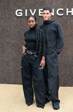 JUSTINE SKYE at Givenchy Show at Paris Fashion Week 10/02/2022