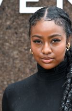 JUSTINE SKYE at Givenchy Show at Paris Fashion Week 10/02/2022