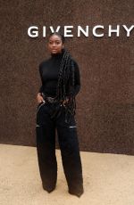 JUSTINE SKYE at Givenchy Show at Paris Fashion Week 10/02/2022