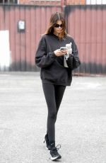 KAIA GERBER Leaves a Gym in Los Angeles 10/13/2022