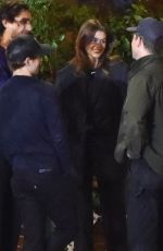 KAIA GERBER Leaves All Time Restaurant with Friends in Los Feliz 10/24/2022