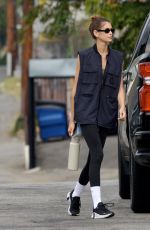 KAIA GERBER Leaves Intense Workout at a Gym in Los Angeles 09/30/2022