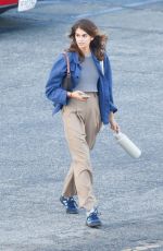 KAIA GERBER Leaves Mrs. American Pie Set in Los Angeles 10/03/2022