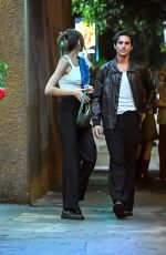 KAIA GERBER Night Out with Friends at La Poubelle in Hollywood 09/29/2022