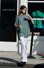 KAIA GERBER Out for Coffee in Los Angeles 10/12/2022