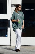 KAIA GERBER Out for Coffee in Los Angeles 10/12/2022