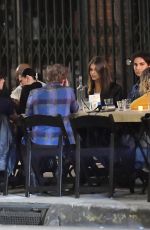 KAIA GERBER Out for Dinner with Friends in Los Angeles 10/09/2022