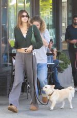 KAIA GERBER Out for Lunch with Friends in Los Feliz 10/09/2022