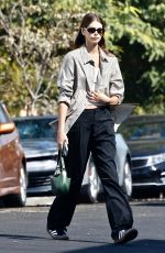 KAIA GERBER Out for Smoothie at Maru Coffee in Los Angeles 10/05/2022