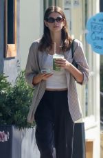 KAIA GERBER Out for Smoothie at Maru Coffee in Los Angeles 10/05/2022