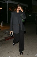 KAIA GERBER Out to Dinner at Giorgio Baldi in Santa Monica 10/16/2022