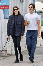 KAIA GERBER Out with a Friend in Los Angeles 10/13/2022