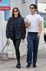 KAIA GERBER Out with a Friend in Los Angeles 10/13/2022