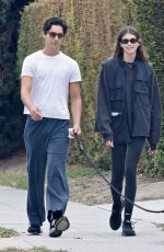 KAIA GERBER Out with a Friend in Los Angeles 10/13/2022