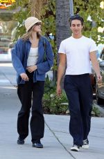KAIA GERBER Out with a Friend in Los Angeles 10/25/2022