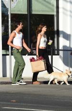 KAIA GERBER Out with a Friend in Los Feliz 10/20/2022