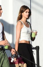 KAIA GERBER Out with a Friend in Los Feliz 10/20/2022