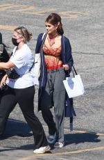 KAIA GERBER Prepares to Film at Biltmore Hotel in Los Angeles 09/30/2022
