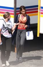KAIA GERBER Prepares to Film at Biltmore Hotel in Los Angeles 09/30/2022
