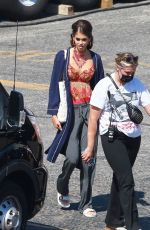 KAIA GERBER Prepares to Film at Biltmore Hotel in Los Angeles 09/30/2022