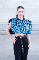 KAITLYN DEVER at Louis Vuitton Show at Paris Fashion Week 10/04/2022