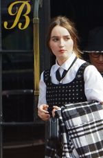 KAITLYN DEVER Leaves Her Hotel in New York 10/11/2022