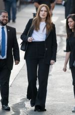 KAREN GILLAN Arrives at Jimmy Kimmel Live! in Hollywood 10/04/2022