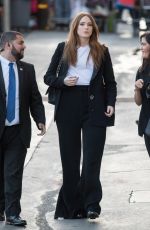 KAREN GILLAN Arrives at Jimmy Kimmel Live! in Hollywood 10/04/2022