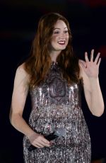 KAREN GILLAN at a Fan Event at Motor City Comic-Con 10/16/2022