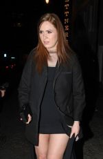 KAREN GILLAN Leaves a Restaurant in Los Angeles 10/07/2022