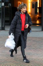 KAREN HAUER Heading to Strictly Come Dancing Rehersal in London 10/21/2022