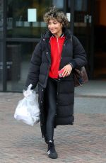 KAREN HAUER Heading to Strictly Come Dancing Rehersal in London 10/21/2022