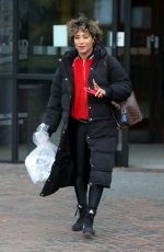 KAREN HAUER Heading to Strictly Come Dancing Rehersal in London 10/21/2022
