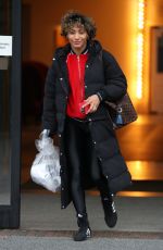 KAREN HAUER Heading to Strictly Come Dancing Rehersal in London 10/21/2022
