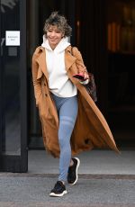 KAREN HAUER Leaves Her Hotel in London 10/07/2022