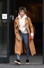 KAREN HAUER Leaves Her Hotel in London 10/07/2022