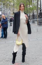 KARLIE KLOSS Arrives at Stella McCartney Fashion Show at PFW in Paris 10/03/2022