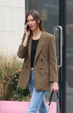 KARLIE KLOSS Out and About in New York 10/19/2022