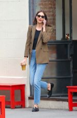 KARLIE KLOSS Out and About in New York 10/19/2022