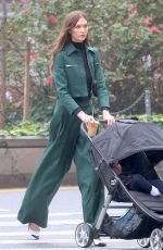 KARLIE KLOSS Out with Her Son Levi in New York 10/25/2022