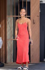 KARRUECHE TRAN Out for Taco Lunch to-go in Hollywood 10/11/2022