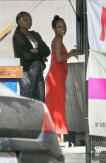 KARRUECHE TRAN Out for Taco Lunch to-go in Hollywood 10/11/2022