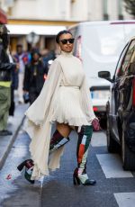 KAT GRAHAM Out and About in Paris 09/28/2022