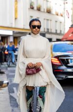 KAT GRAHAM Out and About in Paris 09/28/2022
