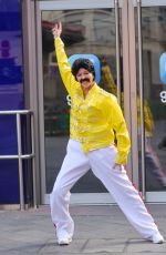 KATE GARRAWAY as Freddie Mercury at Global Radios Make Some Noise Day in London 10/07/2022