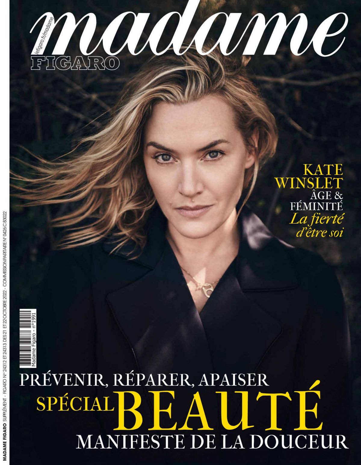 KATE WINSLET in Madame Figaro, October 2022 – HawtCelebs