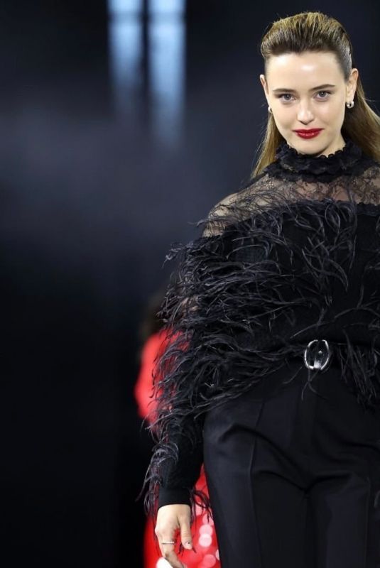 KATHERINE LANGFORD Walks Runway at Le Defile Walk Your Worth by L’oreal at Paris Fashion Week 10/02/2022