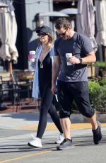 KATHERINE SCHWARZENEGGER and Chris Pratt Out Coffee in Los Angeles 10/19/2022